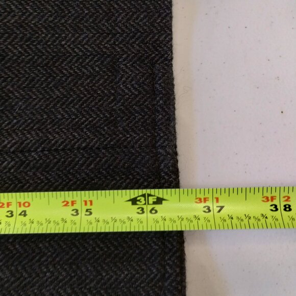 Lauren Ralph Lauren Lined Herringbone pattern Wool Blend Coat Size 46R - Picture 13 of 16